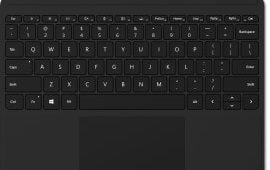 Microsoft Keyboard Surface Go Black