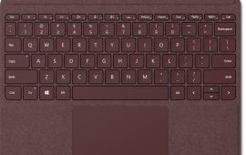 Microsoft Keyboard Surface Go Burgundy